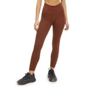 good american seamless ribbed leggings in tortoise shell